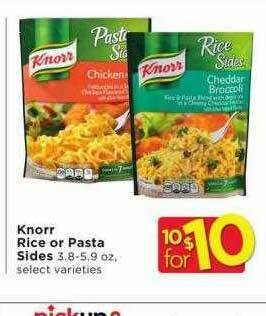 Cub Foods Knorr Rice Or Pasta Sides offer