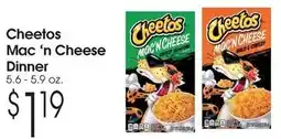 Family Fare Cheetos Mac 'n Cheese Dinner offer