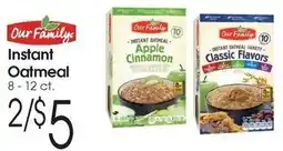 Family Fare Our Family Instant Oatmeal offer
