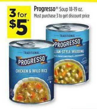 Dollar General Progresso Soup offer