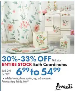 Boscov's Avanti Bath Coordinates offer
