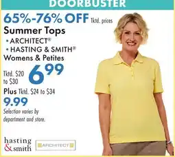 Boscov's Summer Tops offer