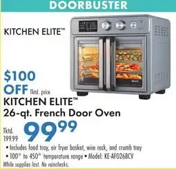 Boscov's KITCHEN ELITE 26-qt. French Door Oven offer