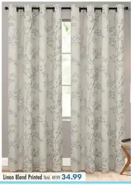 Boscov's Linen Blend Printed offer