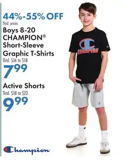 Boscov's Boys 8-20 CHAMPION Short-Sleeve Graphic T-Shirts offer