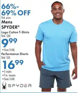 Boscov's Mens SPYDER Logo Cotton T-Shirts offer