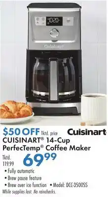 Boscov's Cuisinart 14-Cup PerfecTemp Coffee Maker offer