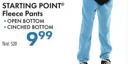 Boscov's STARTING POINT Fleece Pants offer