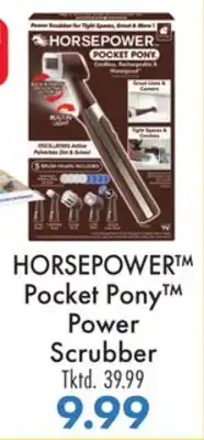 Boscov's HORSEPOWER Pocket Pony Power Scrubber offer