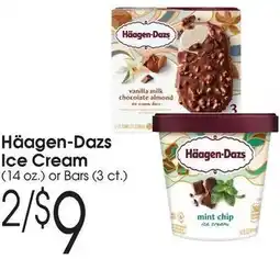 Family Fare Häagen-Dazs Ice Cream or Bars offer