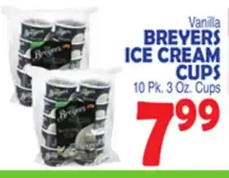 Bravo Supermarkets BREYERS ICE CREAM CUPS offer
