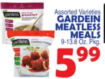 Bravo Supermarkets GARDEIN MEATLESS MEALS offer