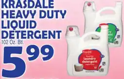 Bravo Supermarkets KRASDALE HEAVY DUTY LIQUID DETERGENT offer