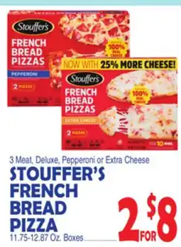 Bravo Supermarkets STOUFFER'S FRENCH BREAD PIZZA offer
