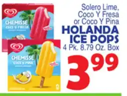 Bravo Supermarkets HOLANDA ICE POPS offer