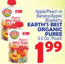 Bravo Supermarkets EARTH'S BEST ORGANIC PUREE offer