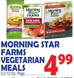 Bravo Supermarkets MORNING STAR FARMS VEGETARIAN MEALS offer