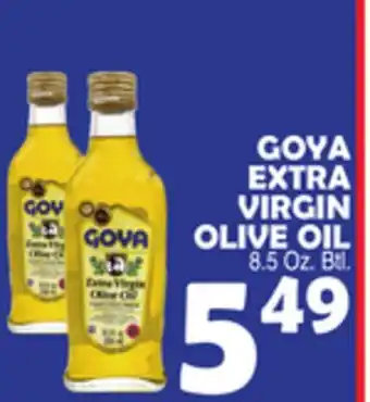 Bravo Supermarkets GOYA EXTRA VIRGIN OLIVE OIL offer