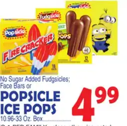 Bravo Supermarkets POPSICLE ICE POPS offer