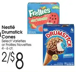 Family Fare Nestlé Drumstick Cones or Frollies Novelties offer