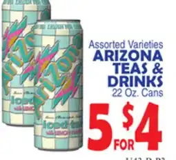 Bravo Supermarkets ARIZONA TEAS & DRINKS offer