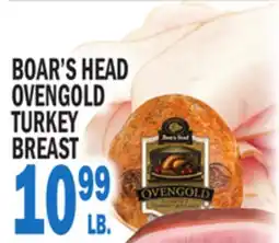 Bravo Supermarkets BOAR'S HEAD OVENGOLD TURKEY BREAST offer