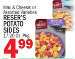 Bravo Supermarkets RESER'S POTATO SIDES offer