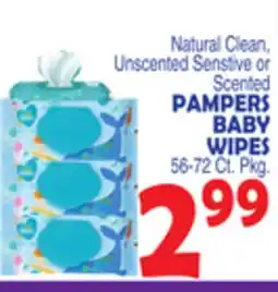 Bravo Supermarkets PAMPERS BABY WIPES offer
