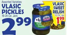 Bravo Supermarkets VLASIC PICKLES offer
