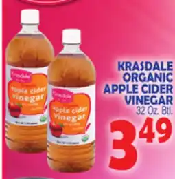 Bravo Supermarkets KRASDALE ORGANIC APPLE CIDER VINEGAR offer