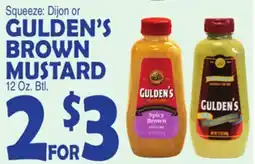 Bravo Supermarkets GULDEN'S BROWN MUSTARD offer