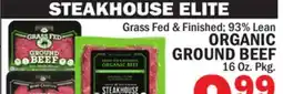 Bravo Supermarkets STEAKHOUSE ELITE ORGANIC GROUND BEEF offer