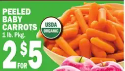 Bravo Supermarkets PEELED BABY CARROTS offer