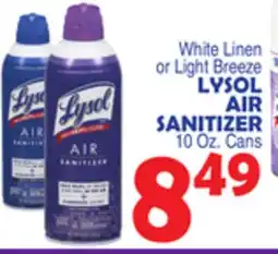 Bravo Supermarkets LYSOL AIR SANITIZER offer