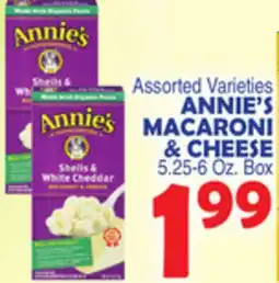 Bravo Supermarkets ANNIE'S MACARONI & CHEESE offer