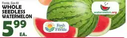 Bravo Supermarkets WHOLE SEEDLESS WATERMELON offer