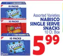 Bravo Supermarkets NABISCO SINGLE SERVE SNACKS offer