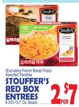 Bravo Supermarkets STOUFFER'S RED BOX ENTREES offer