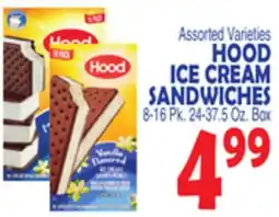 Bravo Supermarkets HOOD ICE CREAM SANDWICHES offer