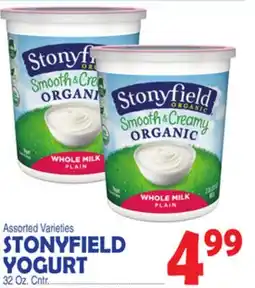 Bravo Supermarkets STONYFIELD YOGURT offer