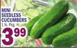 Bravo Supermarkets MINI SEEDLESS CUCUMBERS offer