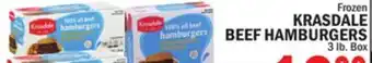 Bravo Supermarkets KRASDALE BEEF HAMBURGERS offer