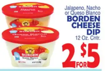Bravo Supermarkets BORDEN CHEESE DIP offer