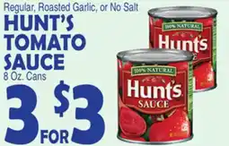 Bravo Supermarkets HUNT'S TOMATO SAUCE offer