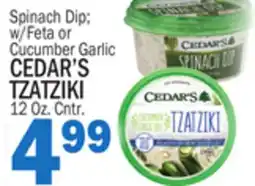 Bravo Supermarkets CEDAR'S TZATZIKI offer
