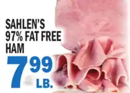 Bravo Supermarkets SAHLEN'S 97% FAT FREE HAM offer