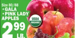 Bravo Supermarkets •GALA •PINK LADY APPLES offer