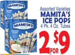 Bravo Supermarkets MAMITA'S ICE POPS offer