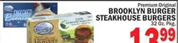 Bravo Supermarkets BROOKLYN BURGER STEAKHOUSE BURGERS offer