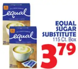 Bravo Supermarkets EQUAL SUGAR SUBSTITUTE offer